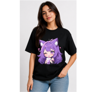 OVERSIZED T SHIRT FOR WOMENS PRINTED (DRIPZEN)