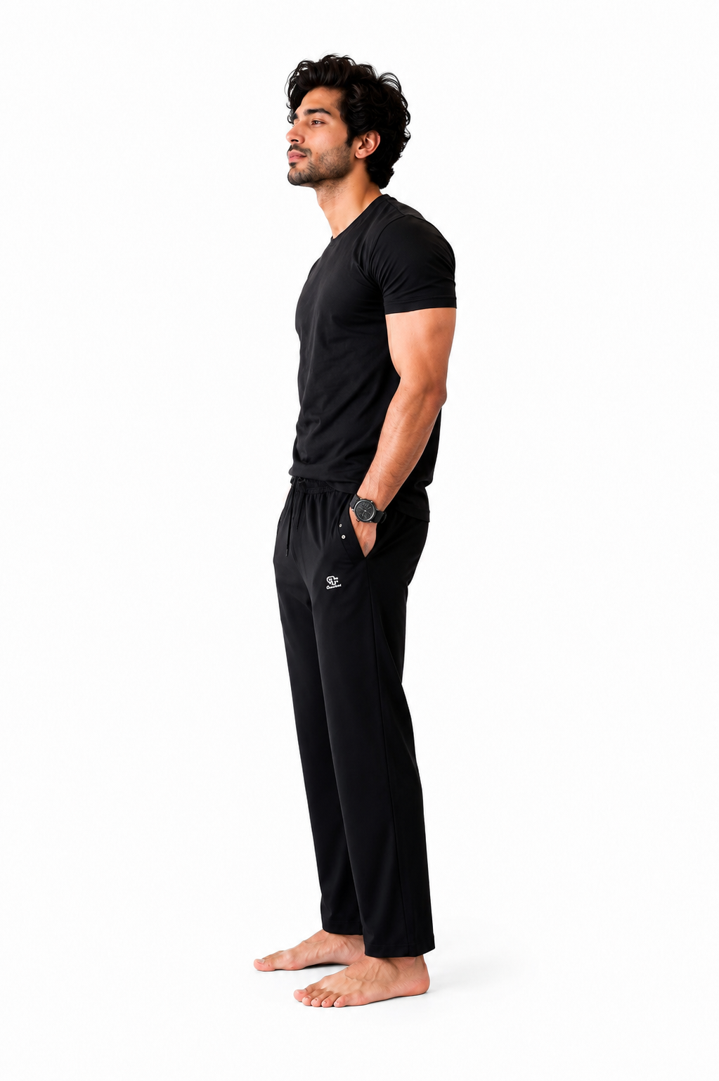 TRACKPANT FOR MEN BLACK(DRIPZEN) - Image 3
