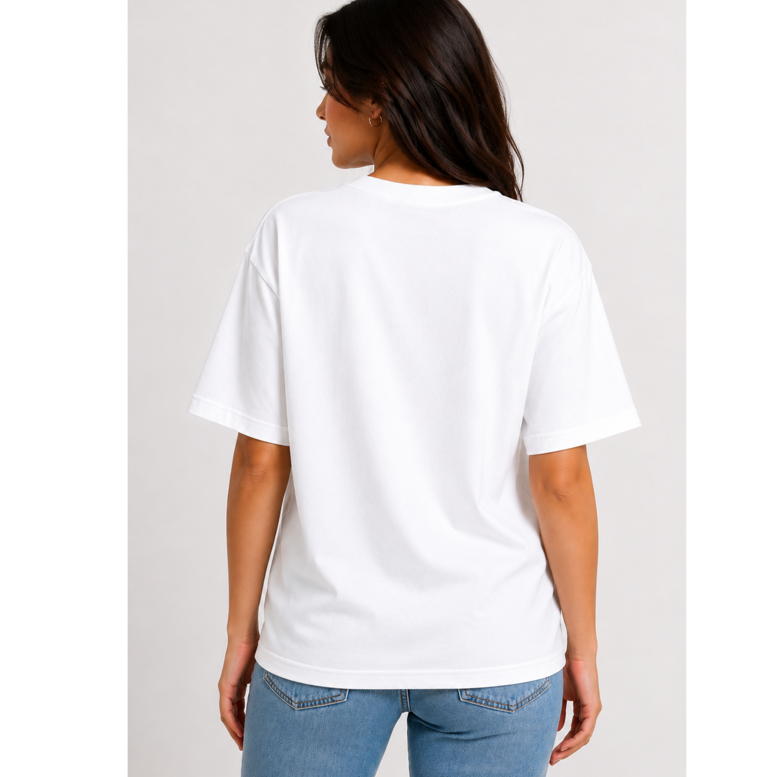 OVERSIZED T SHIRT FOR WOMENS PRINTED (DRIPZEN) - Image 2