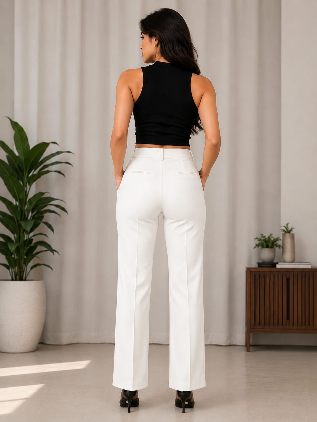 DRESS FOR WOMEN TANK TOP AND TRENDY TROUSERS COMBO (DRIPZEN) - Image 2