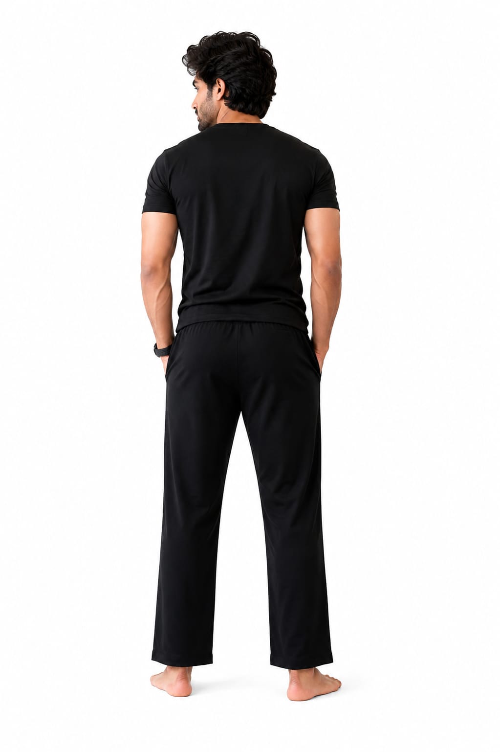 TRACKPANT FOR MEN BLACK(DRIPZEN) - Image 2