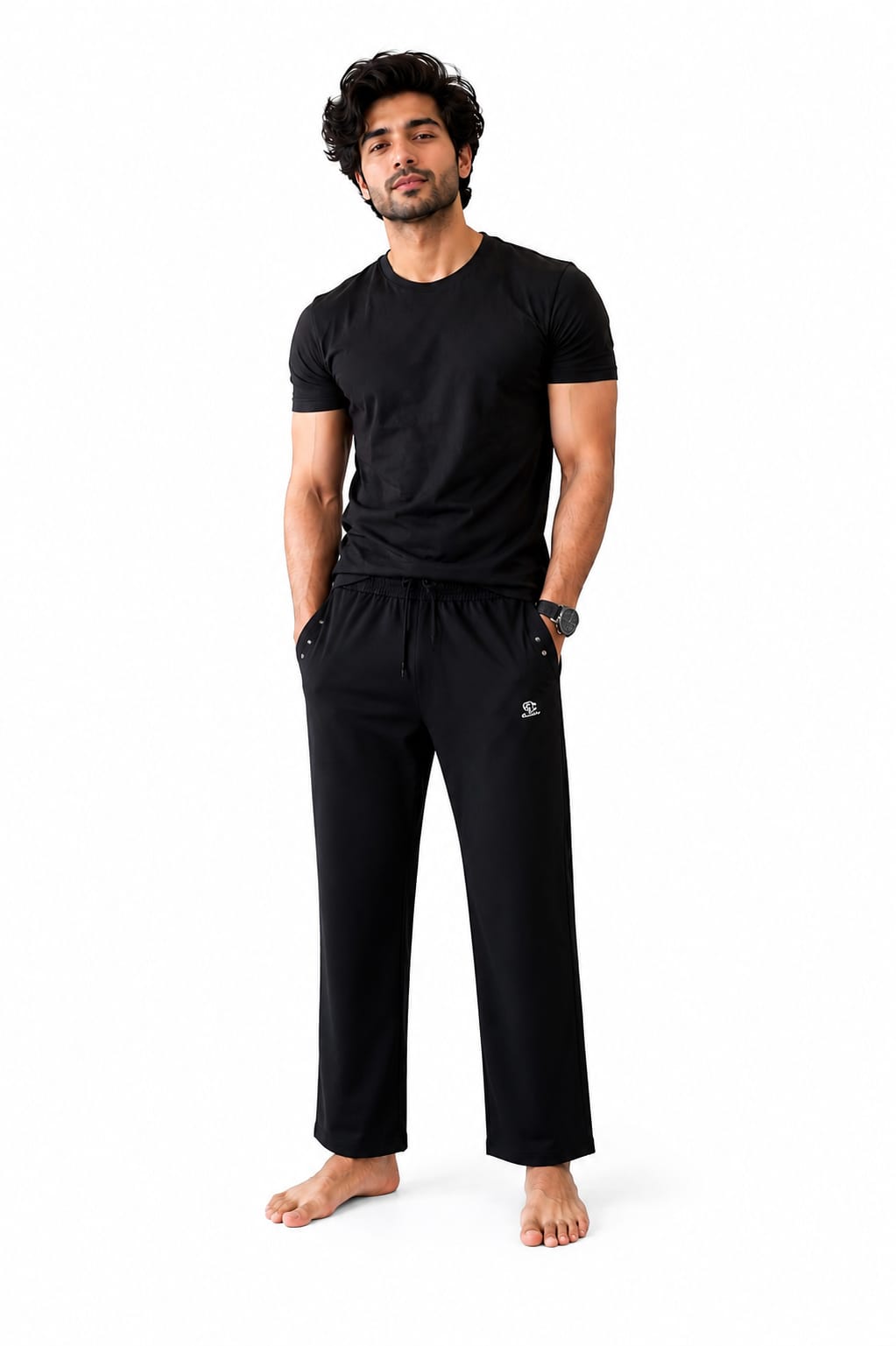 TRACKPANT FOR MEN BLACK(DRIPZEN)