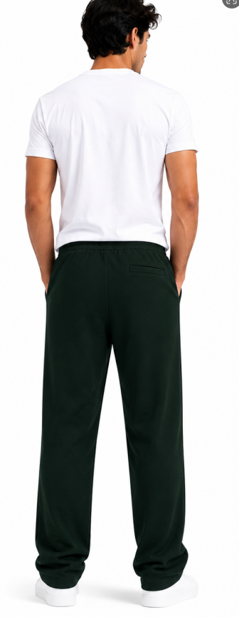 TRACKPANT FOR MEN DARK GREEN (DRIPZEN) - Image 2